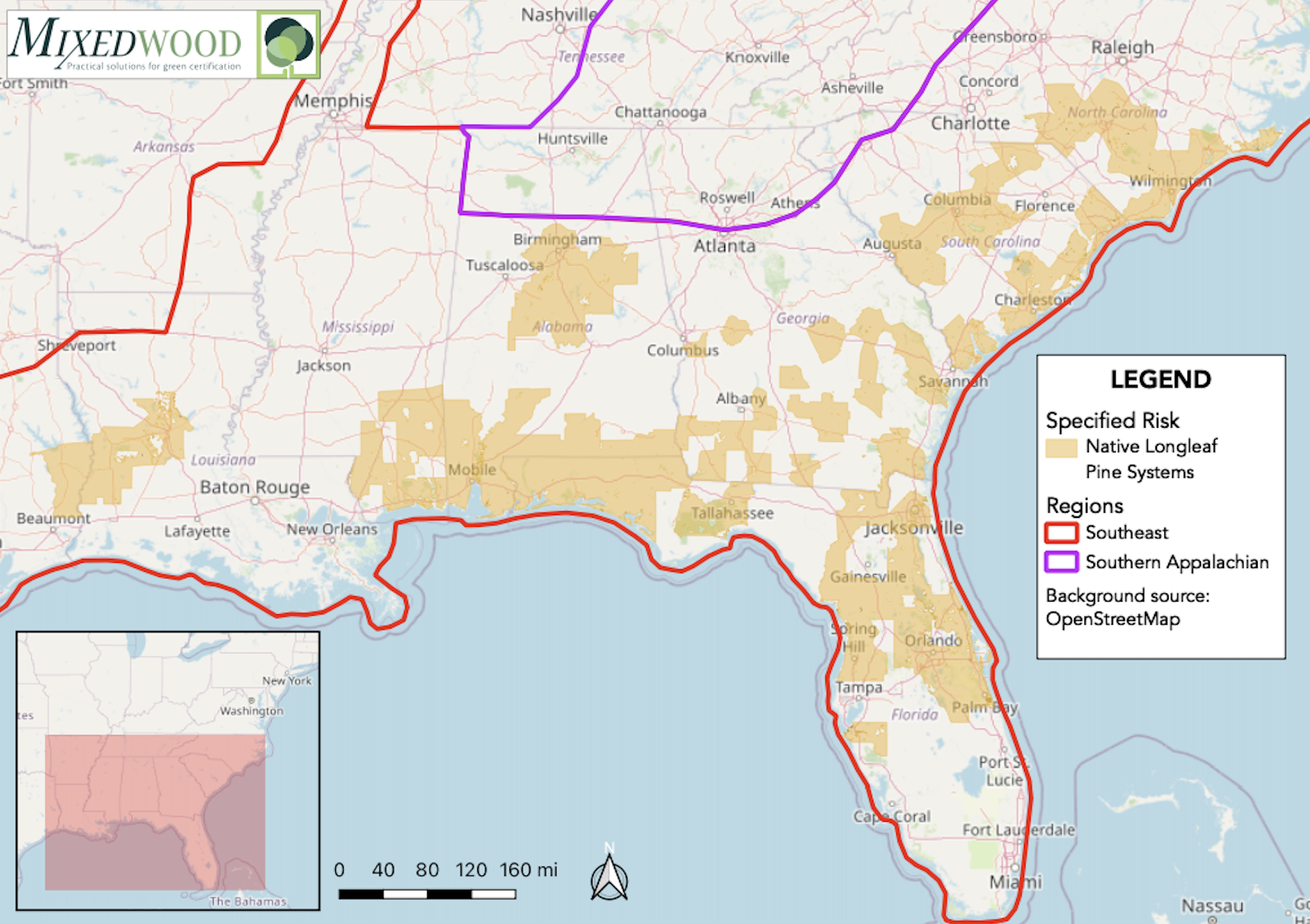 Native Longleaf Pine Systems v3 SS map with logo